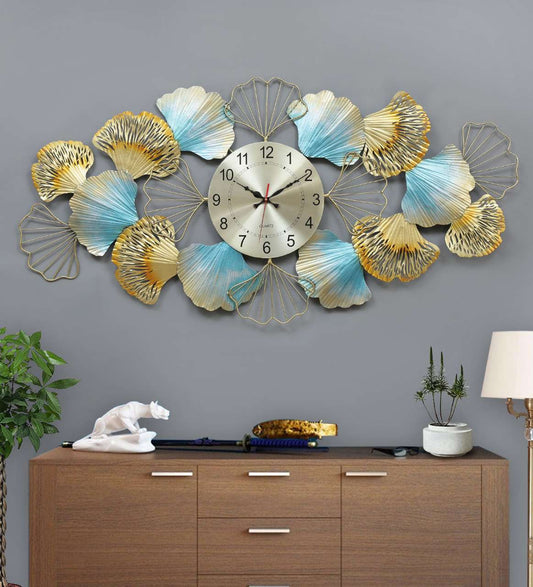 PC Home Decor | XL Zingo Wall Design Wall Clock, Gold