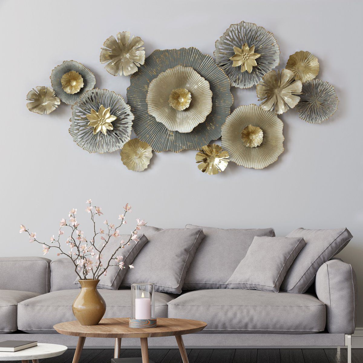 PC Home Decor | Flower Wall Decor arts
